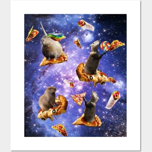 Space Capybaras Posters and Art